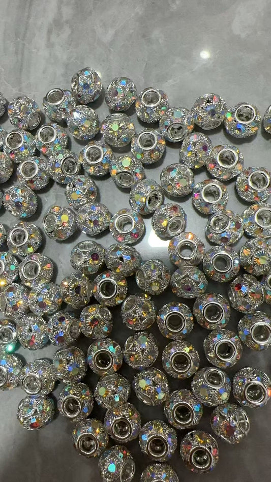 12mm rainstone beads